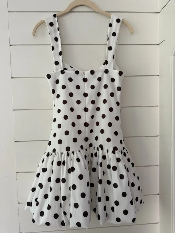 Small ZARA Polka Dot Mini Dress - Image 2