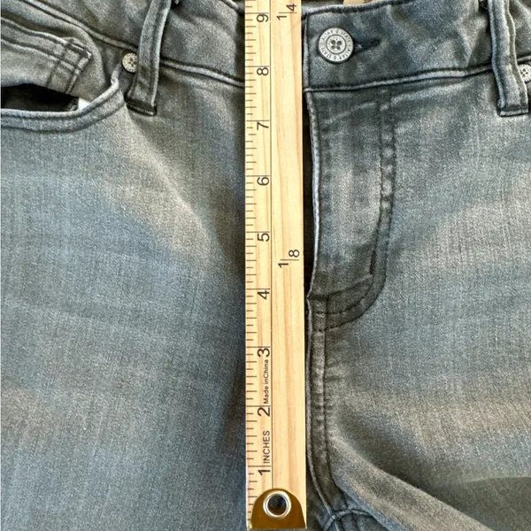 Women's Classic‎ Greyish Green Skinny Jeans - Image 5