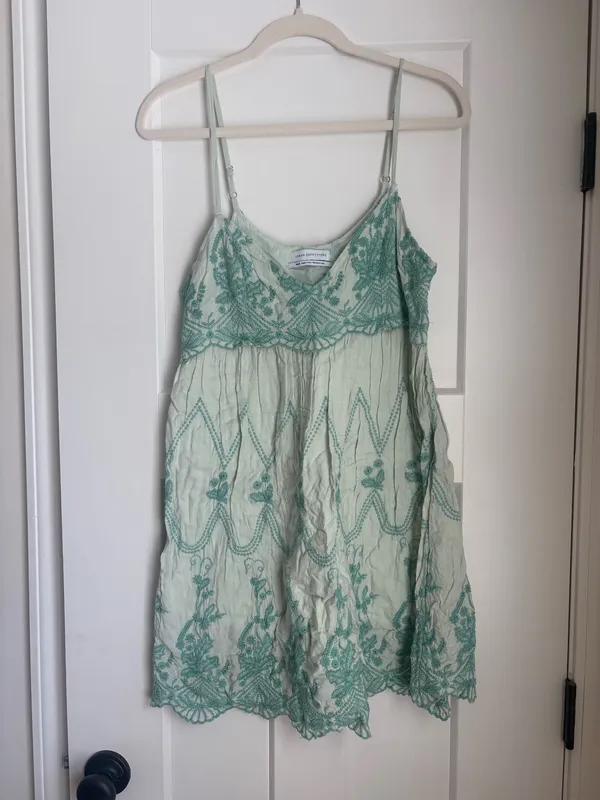 Urban Outfitters Embroidered Jamie Babydoll Dress - Image 3