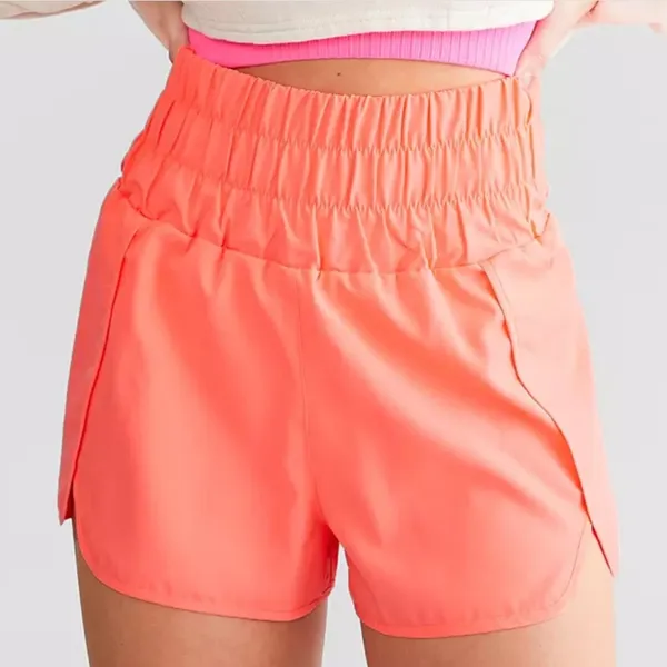 New In‎ Large Coral Active Stretch Short Orange - Image 2