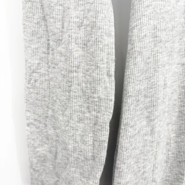 Aerie Womens Grey Ribbed Long Sleeve Low Back Bodycon Lounge Maxi Dress Size M - Image 10