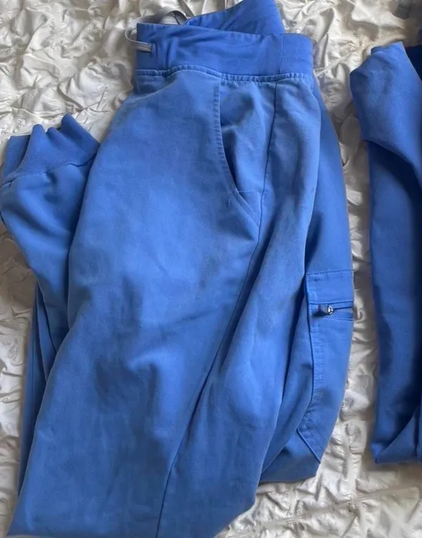 FIGS Ciel Blue Scrub Joggers - Image 2