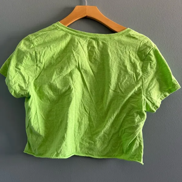 Harley Davidson Chartreuse Crop Top - Image 5