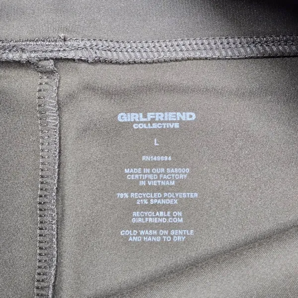 Girlfriend Collective High Rise Compression Leggings Deep Earth Brown‎ Large NWT - Image 5