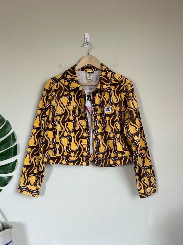 NWT Lucy & Yak Organic Corduroy Roxy Jacket in Feline Fine - Image 7