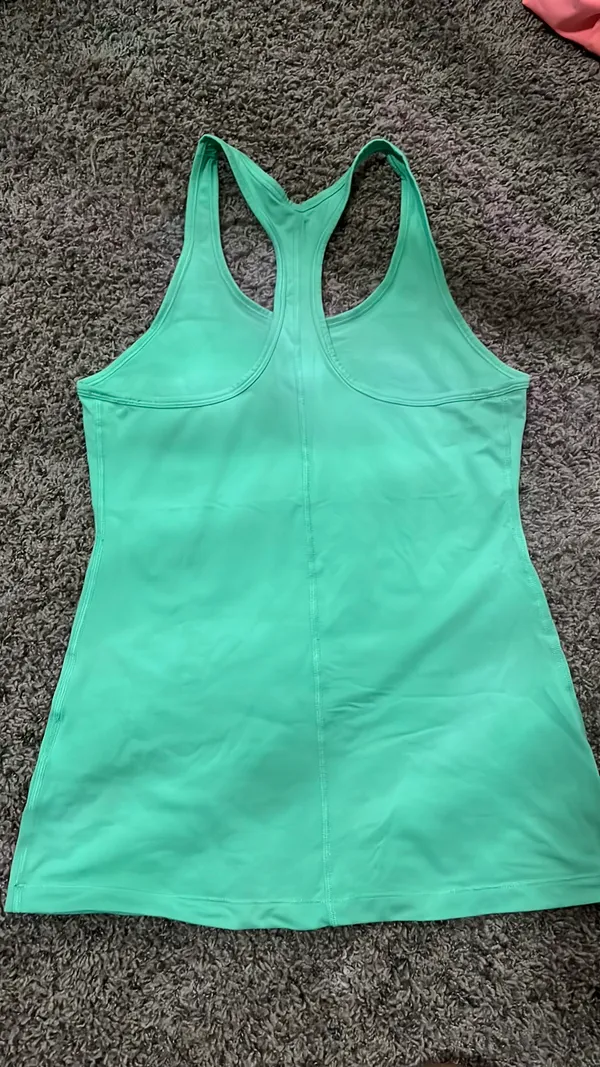 Nike Green Dri-Fit Racerback Tank - Image 2