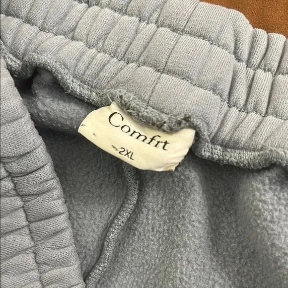 Comfrt Affirmation Collection Sweatpants Loungepants  Slate Fleece Pants - Image 9