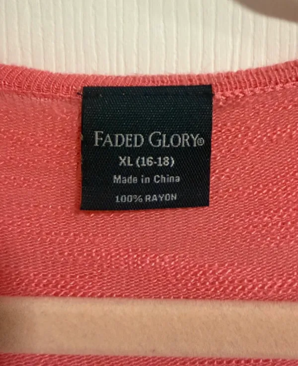 Faded Glory Open-front Cardigan XL - Image 3