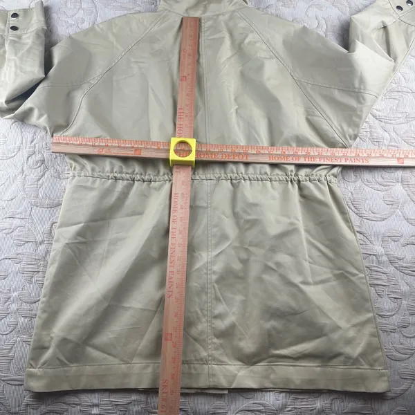 A New‎ Day Women's Tan Utility Anorak Jacket Snap Front Cinched Waist Size L NEW - Image 8