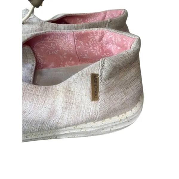 Hey Dude Wendy Chambray Slip On Shoes Sneakers White Nut NWT Womens Size 12 - Image 7