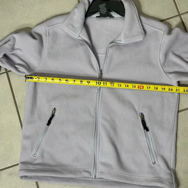 L.L. Bean Women Full Zip Lilac‎ Purple Full Zip Jacket size Small. - Image 8