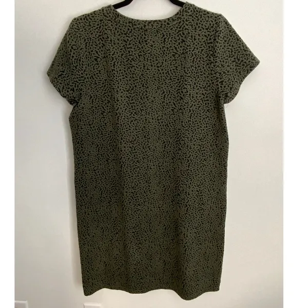 Loft Women's Green and Black dress size‎ large - Image 3