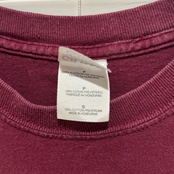 Harvard University Gildan Burgundy T-Shirt‎ College Student Small 100% Cotton - Image 5