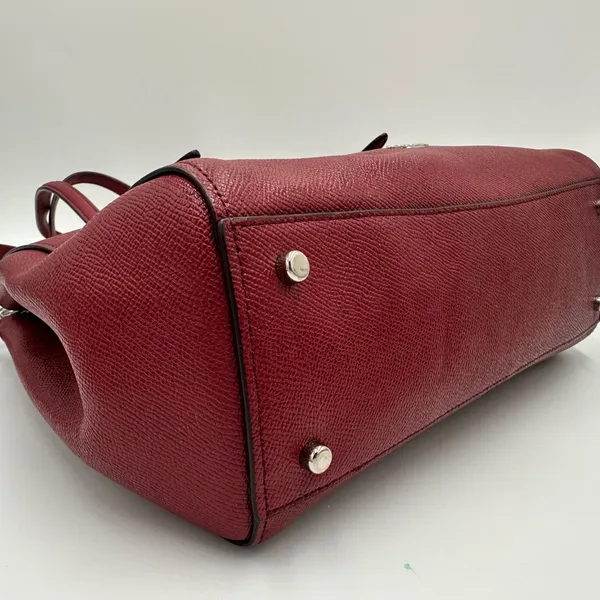 Coach Turnlock Carryall 29 Red Wine - Image 10