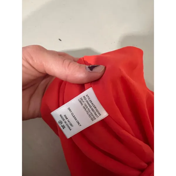 Astr The Label Pascadero Orange Abstract Maxi Gown Dress Size XS - Image 9