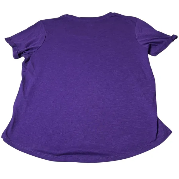 NEW Baltimore Ravens NFL Women's‎ Purple T-Shirt XL Extra Large Team Apparel - Image 6