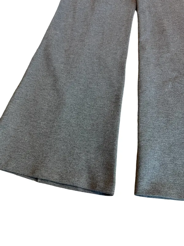 Quince Charcoal Ultra Stretch Ponte Flare Leg Trouser Pants Front Medium Women's - Image 12