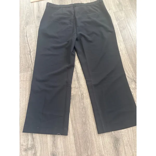 Abercrombie & Fitch Sloane Ultra High Rise Wide Leg Tailored Pant Black 36L NWT - Image 5