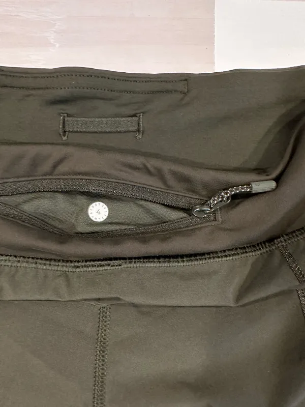 lululemon speed short 2.5” dark olive green 4 W7578S - Image 5