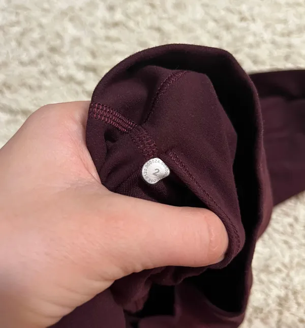 Lululemon Super High Rise Align Leggings 28” Size 2 Garnet - Image 5