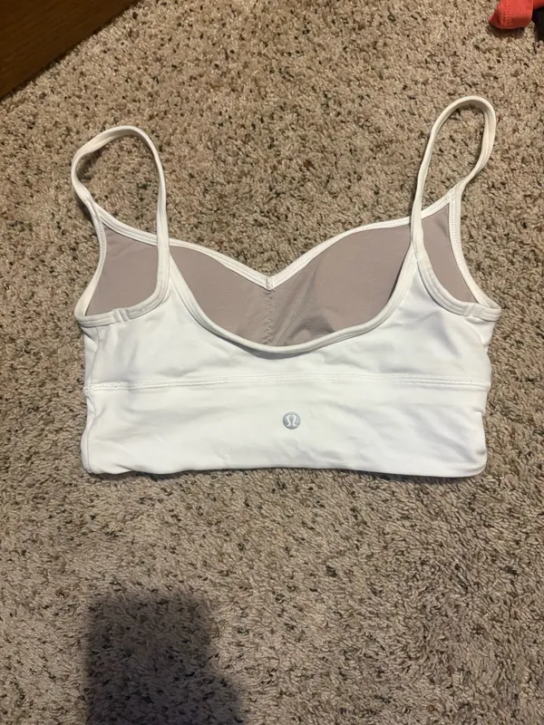 Lululemon White Sports Bra - Image 2