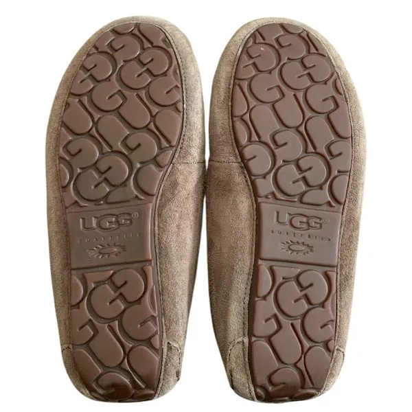 UGG Dakota Moccasin Slippers Womens 8‎ Espresso Brown Suede Shearling Cozycore - Image 6