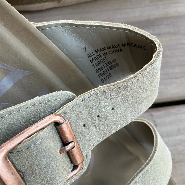 Target Faux Suede Double Strap Sandals🌷🌷 - Image 6