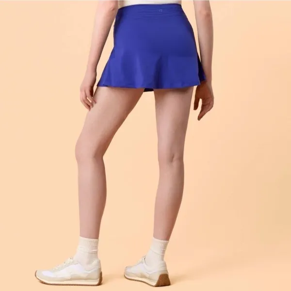 NWT! Blogilates Target X Popflex Viral Women’s Trailblaze Slit Skort Blue XS - Image 2