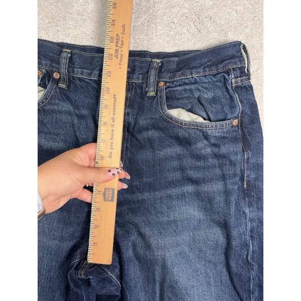 AE 77 American Eagle Dark Wash Stovepipe Women's Jeans Size 12 Reg - Image 12