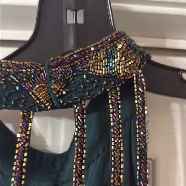 Sherri Hill‎ Black and Gold Prom Dress - Image 7