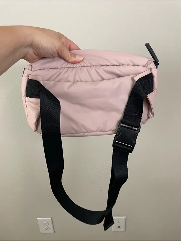 Calpak Luka Belt Bag in Rose Quartz - Image 4