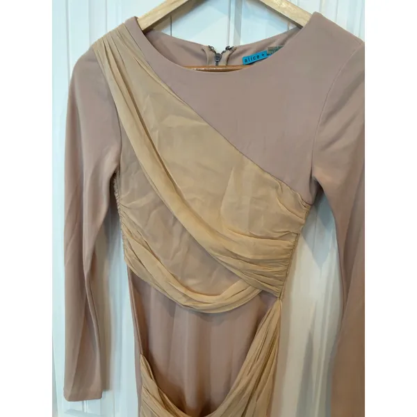 Alice + Olivia Goddess Beige Dress‎ Size 0 - Image 4