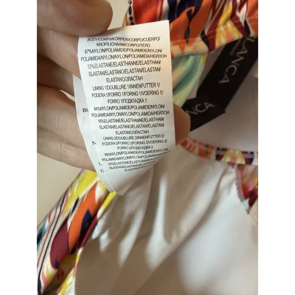 LA BLANCA 'Desert Dream' Twist Keyhole 1-Piece Swimsuit Size 14 Multi $130 NWT - Image 13