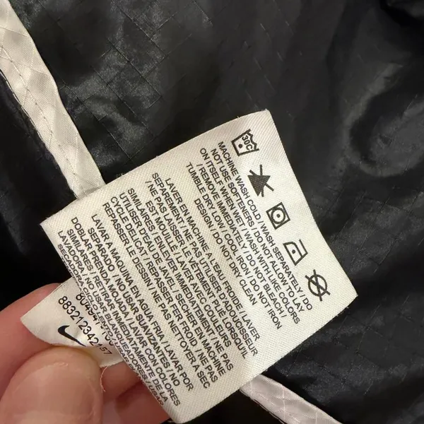 Nike Women's Black and White Jacket - Image 3