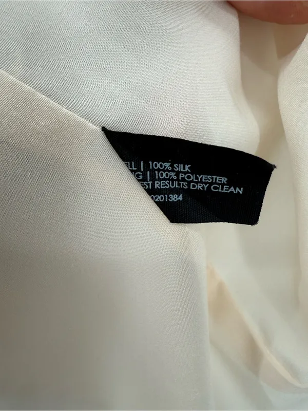 Club Monaco Neutral Brushstroke Mini Dress in Beige, Tan, Gray - Image 3