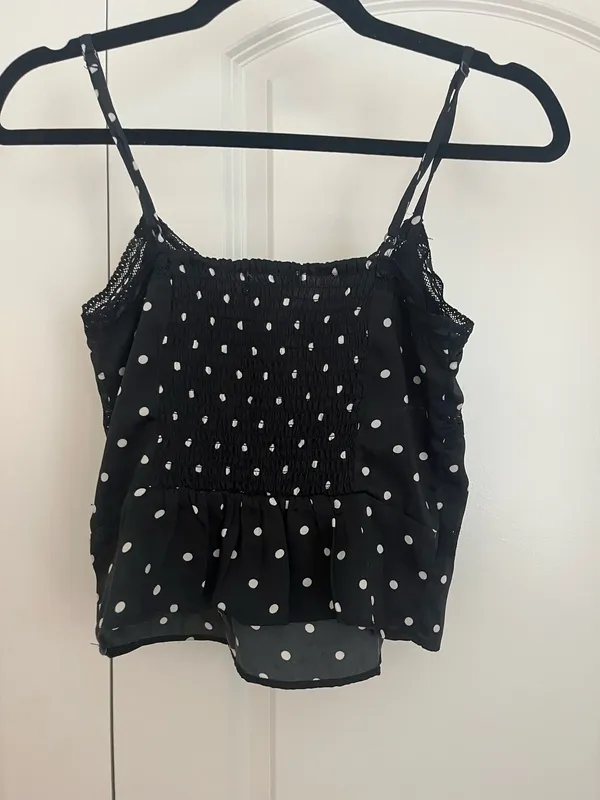 Aeropostale polkadot going out top - Image 3