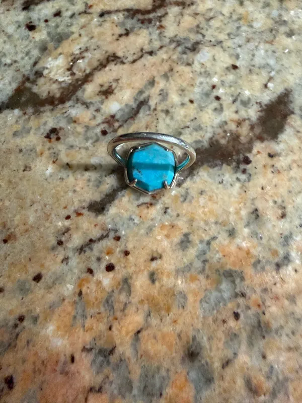 Kendra Scott Turquoise hexagon ring - Image 7