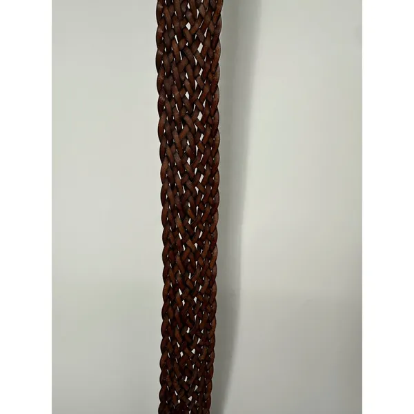 Rolfs Braided Belt Womens‎ Large Brown Faux Leather Woven Boho Classic Casual - Image 8
