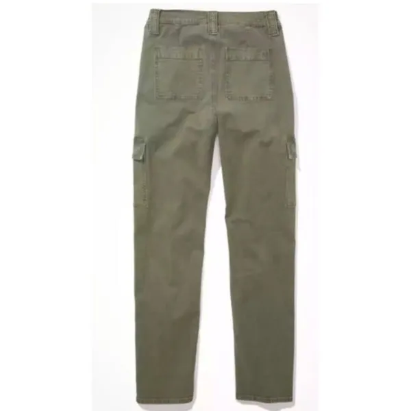 American Eagle Cargo Stretch Straight Pant in Green Size 14 Regular - Image 5