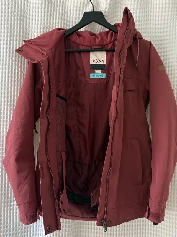 Roxy Billie hooded insulated women's winter sports ski snowboard jacket size XS - Image 2