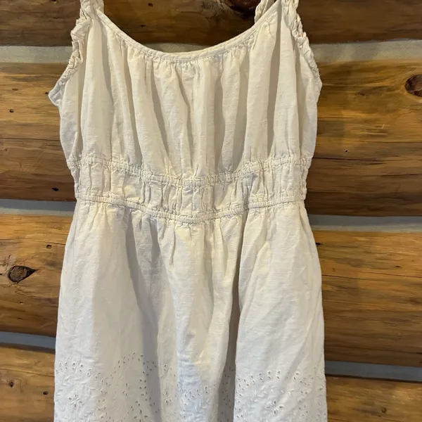 Old Navy Waist Defined Ruffle Mini Dress - Image 3