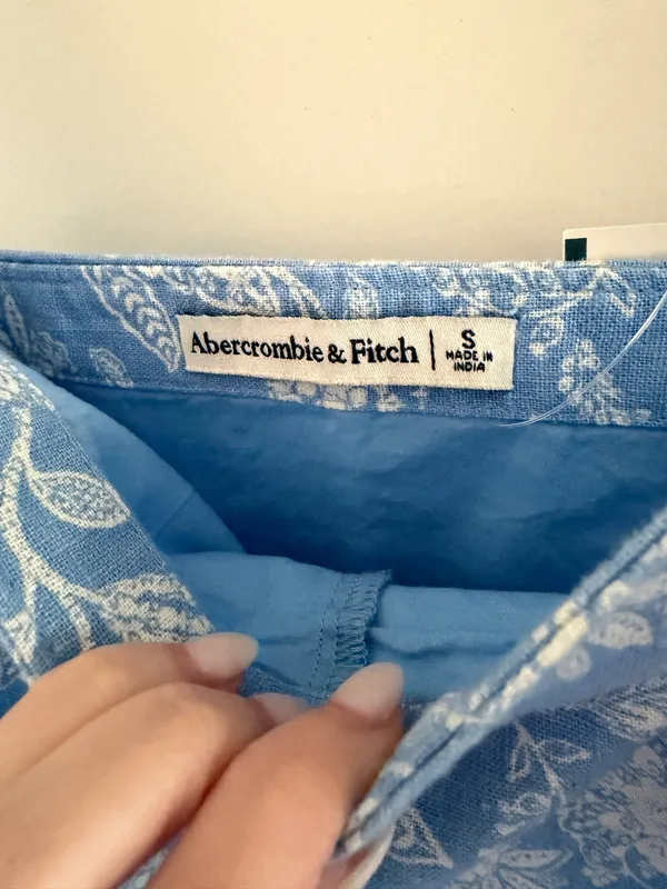 Abercrombie & Fitch Linen Blend Skort - Image 5