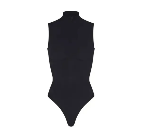 Skims seamless sculpt zip front sleeveless thong S bodysuit NWOT - Image 2