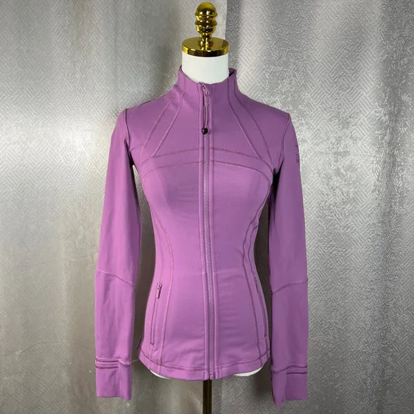 Lululemon Define Jacket Size 4 Purple Troon North Luon Full Zip Yoga Layer - Image 6
