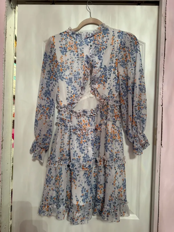 Amazon Blue floral dress - Image 2