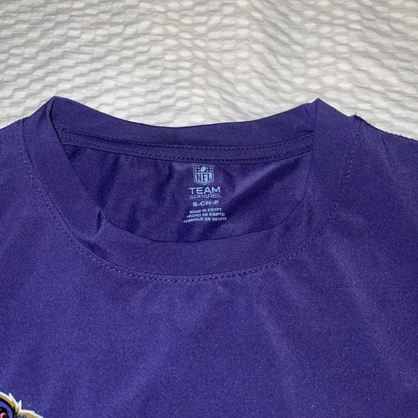 Under Armour Purple Baltimore Ravens Training Tee Size Small NFL Team Apparel - Image 6