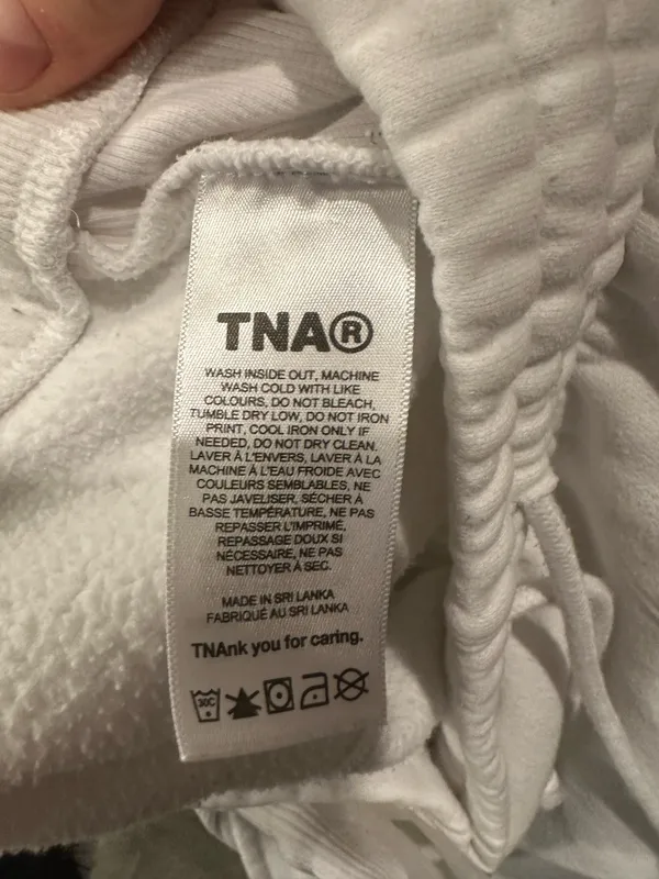 Aritzia TNA Sweatfleece Boyfriend Fit Logo Sweat Shorts - Image 5