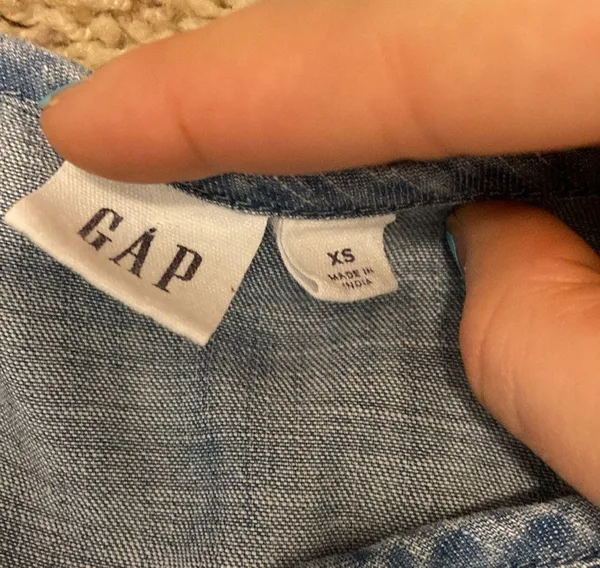Gap zen chambray peplum top - Image 3