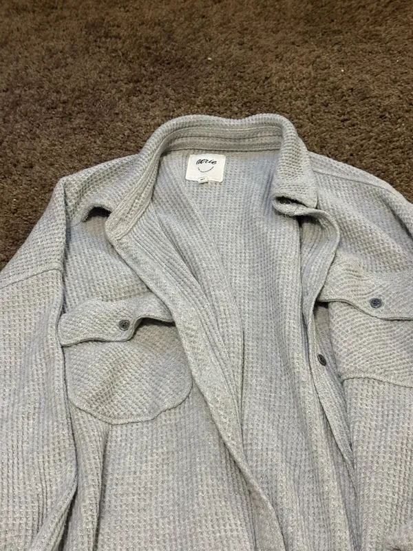 Aerie Jacket Waffle Knit - Image 3