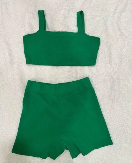 Amazon Green Knitted Two Piece Set - Image 2